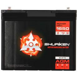METRA Shuriken 1650W / 70 AMP AGM 12V Accu