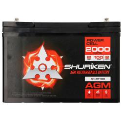 METRA Shuriken 2000W / 100 AMP AGM 12V Accu