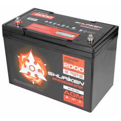 METRA Shuriken 2000W / 100 AMP AGM 12V Accu