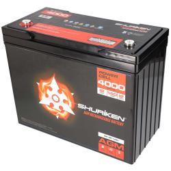 METRA Shuriken 4000W / 140 AMP AGM 12V Accu