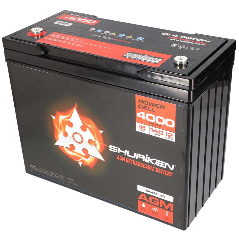 METRA Shuriken 4000W / 140 AMP AGM 12V Accu
