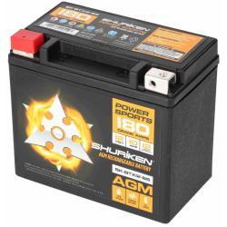 METRA Shuriken 180 CRANK AMPS / 10 AMP AGM 12V Power Sports Accu