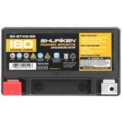 METRA Shuriken 180 CRANK AMPS / 10 AMP AGM 12V Power Sports Accu