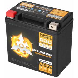 METRA Shuriken 230 CRANK AMPS / 12 AMP AGM 12V Power Sports Accu