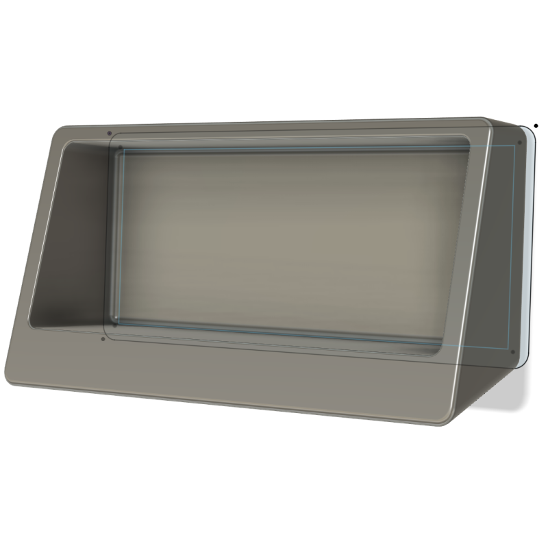 VDBA-3D Audison DRC MP CAN Display Behuizing