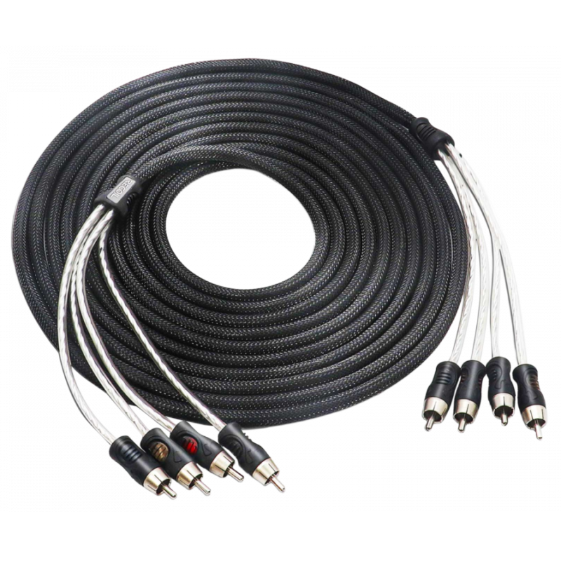 Recoil Premium OFC RCA Kabel 4 Kanaals 600 CM