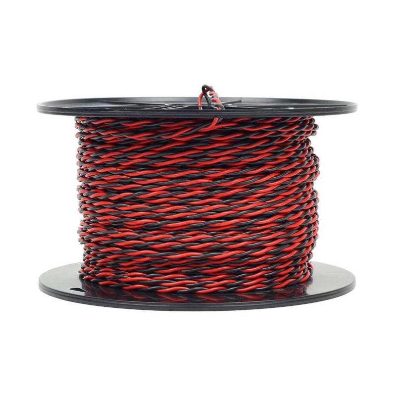 BSL Getwiste Speakerkabel PRO 0,75 QMM (Rood/Zwart)