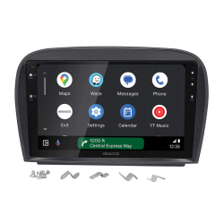 ACV 9 INCH Inbouwframe Mercedes SL-Klasse Vanaf 2006 - 2011 (Kenwood DMX80AXS)