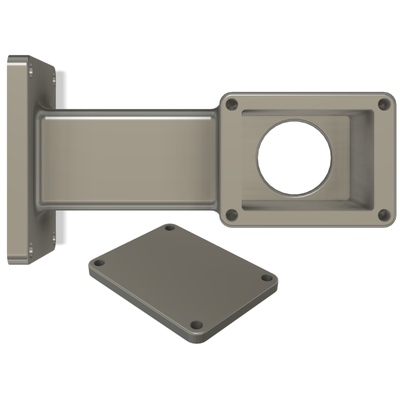 VDBA-3D Kenwood CMOS-740HD Camera Behuizing (Zijkant Montage)