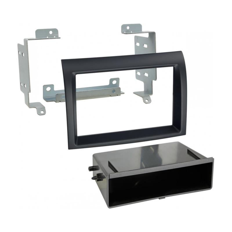 ACV 2DIN Inbouwpakket MAT ZWART Citroën Jumper/Fiat Ducato/Peugeot Boxer (Vanaf 2006 - 2021)