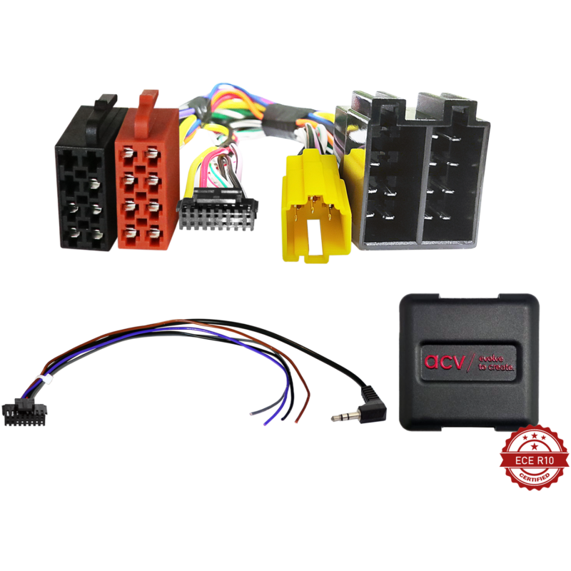 ACV Stuurwielinterface Dacia / Opel / Renault Mini ISO (Vanaf 1998 - 2013)