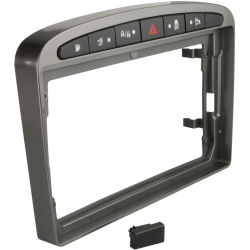 ACV 9 INCH Inbouwframe Peugeot 308 Vanaf 2007 - 2015 (Grijs) (Kenwood DMX80AXS)