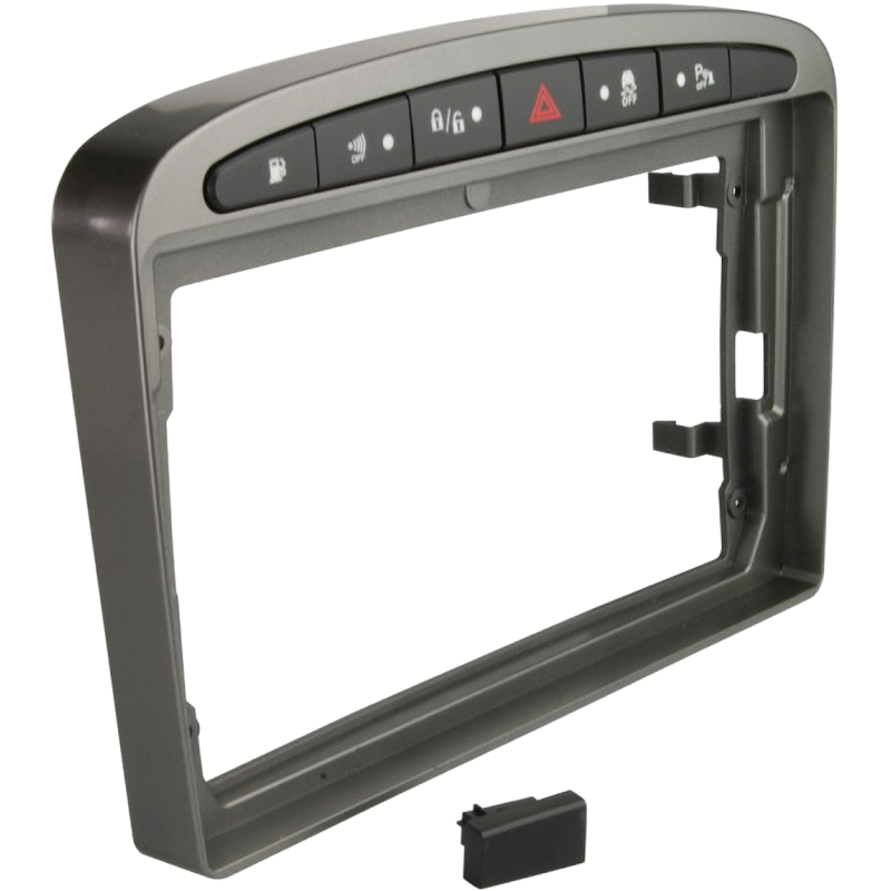 ACV 9 INCH Inbouwframe Peugeot 308 Vanaf 2007 - 2015 (Grijs) (Kenwood DMX80AXS)