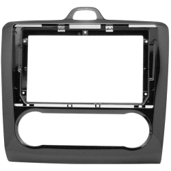 ACV 9 INCH Inbouwframe Ford Focus Vanaf 2004 - 2011 (Piano Zwart) (Kenwood DMX80AXS)