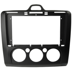 ACV 9 INCH Inbouwframe Ford Focus Vanaf 2004 - 2011 (Zwart Airco) (Kenwood DMX80AXS)