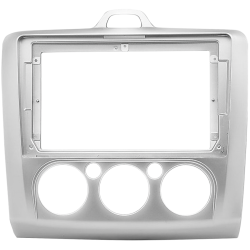 ACV 9 INCH Inbouwframe Ford Focus Vanaf 2004 - 2011 (Zilver Airco) (Kenwood DMX80AXS)