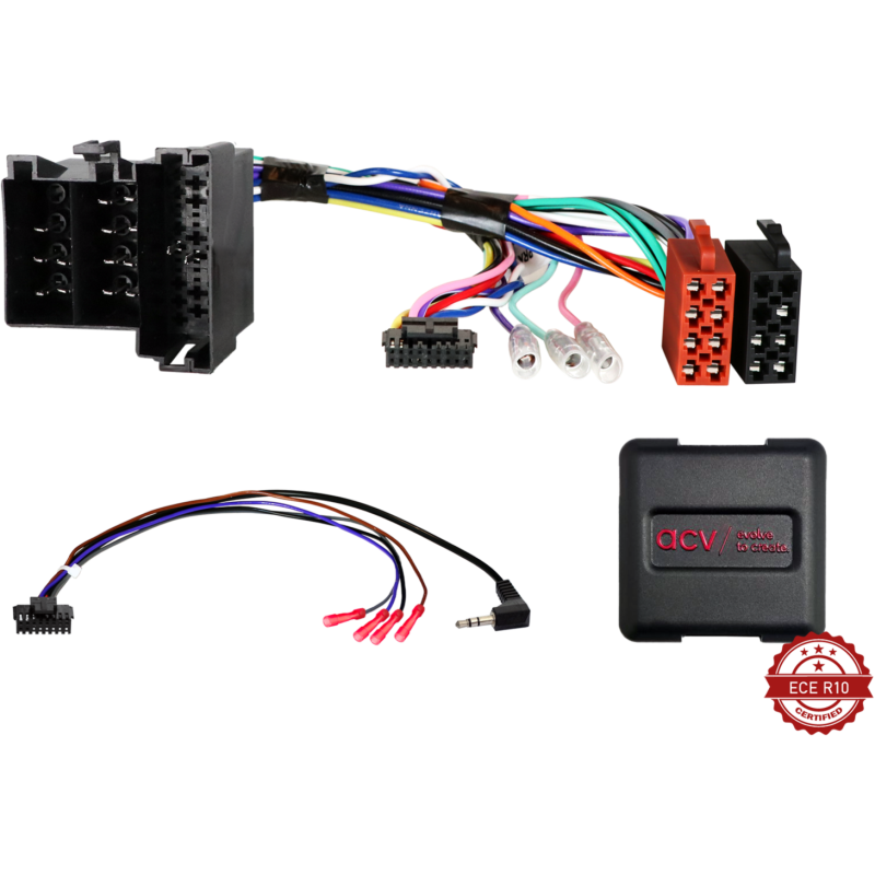 ACV Canbus / Stuurwielinterface Citroen / Fiat / Peugeot ISO/Mini ISO (Vanaf 2006 - 2014)