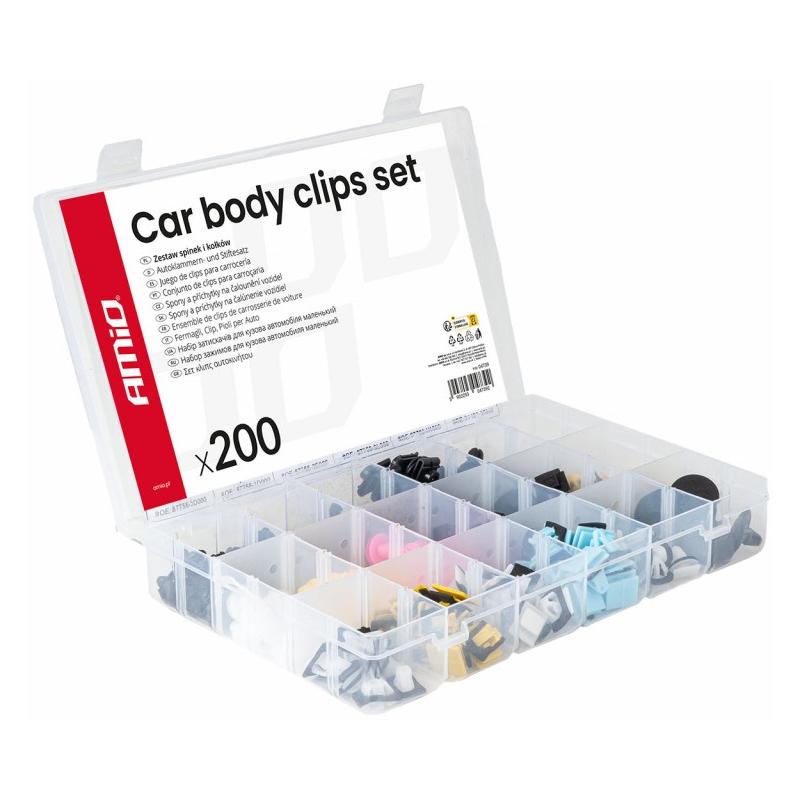 AMiO Automotive Clip en Klem Assortiment V3 (200 Delig)