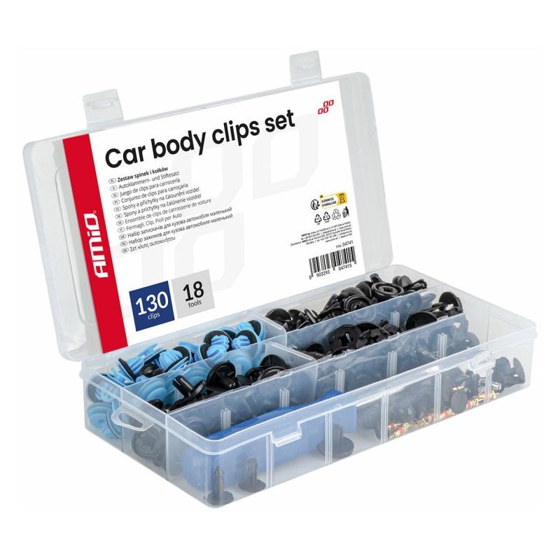 AMiO Automotive Clip Assortiment V8 (148 Delig)