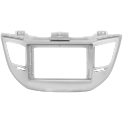 ACV 9 INCH Inbouwframe Hyundai Tucson (Zilver) (Vanaf 2015 - 2018)