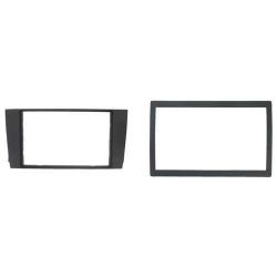TCP 2DIN Inbouwframe Audi A6 ZWART (Vanaf 2001 - 2004)