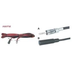 ACV AM/FM Antenne Verlengkabel + 2x Remote (450 CM)
